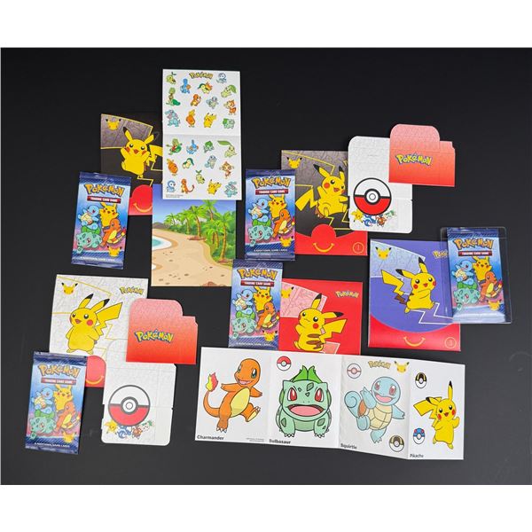 25th McDonalds Pokemon Card Booster Packs