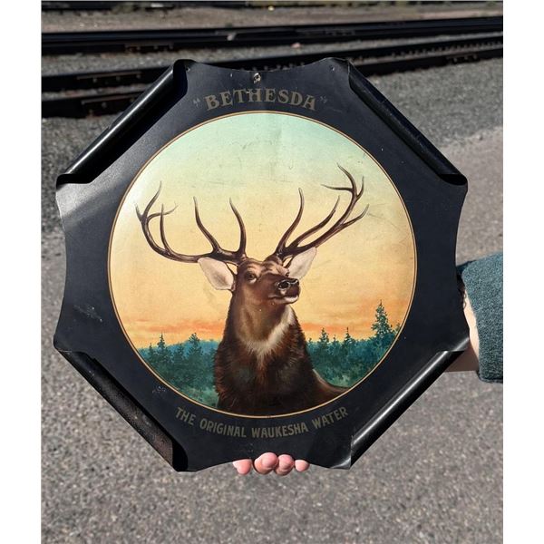 Bethesda Brewery Beer Waukesha Wisconsin Elk Sign
