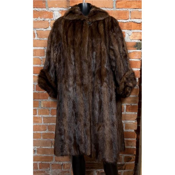 Full Length Mink Fur Jacket Coat
