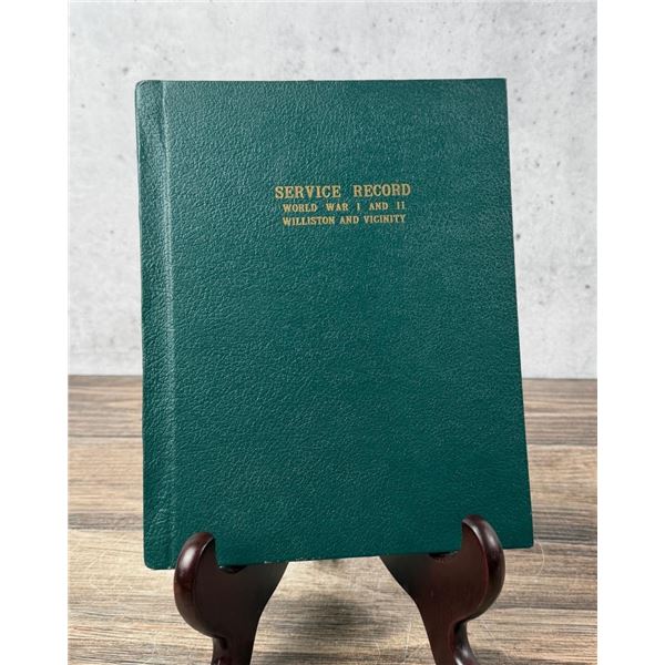 WWI WW2 Service Record Williston North Dakota