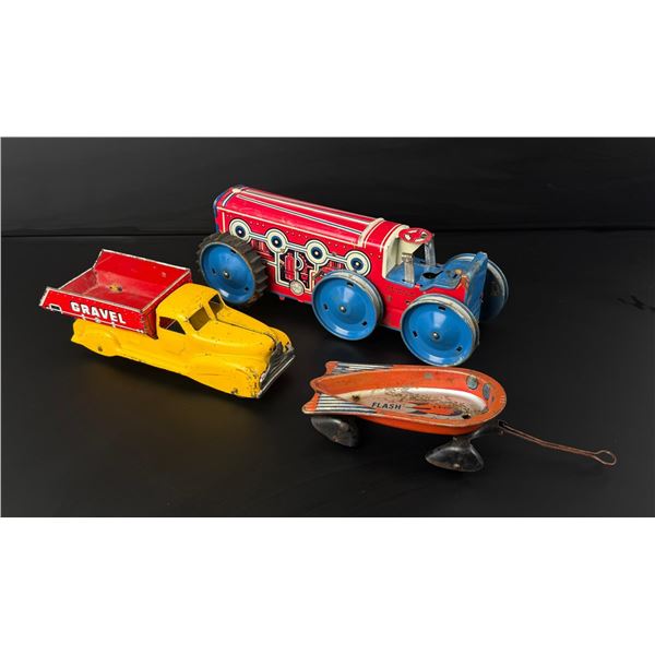 Collection of Marx Wyandotte Tin Toys