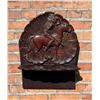 Image 1 : Victorian Indian Warrior with Rifle Oak Shelf