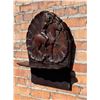 Image 2 : Victorian Indian Warrior with Rifle Oak Shelf