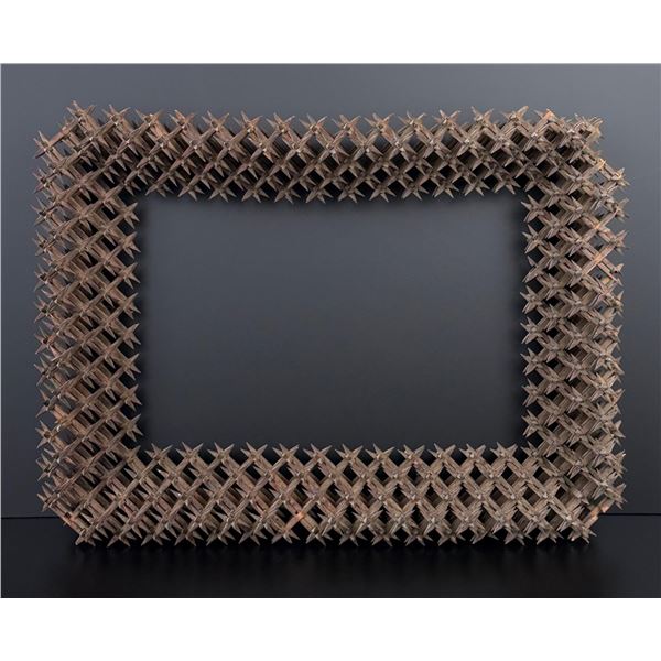Tramp Art Folk Art Crown of Thorns Frame