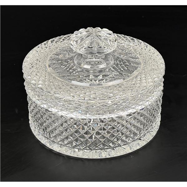 Cut Glass Lidded Dresser Box