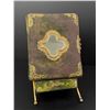 Image 1 : Victorian Green Velvet Photo Album with Stand