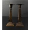 Image 4 : Arts & Crafts Bronze Candlesticks