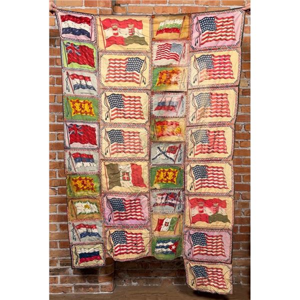Tobacco Cigar Box Felt Throw