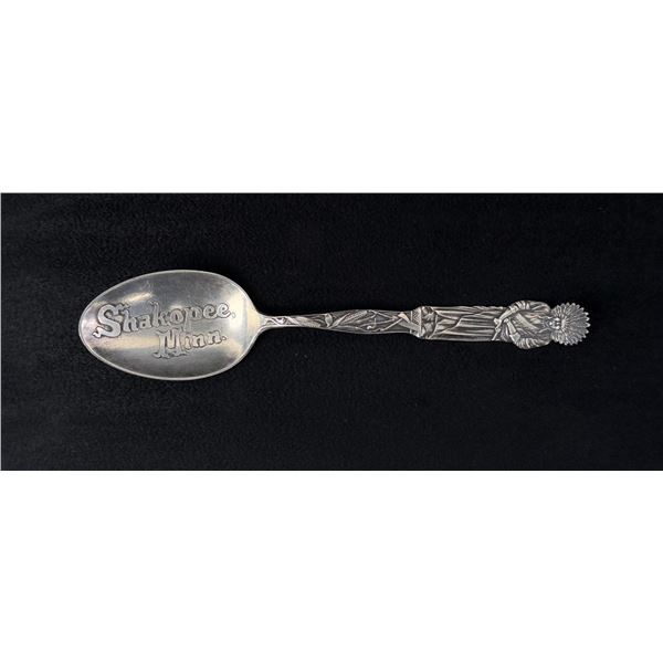 Shakopee Minnesota Sterling Silver Souvenir Spoon