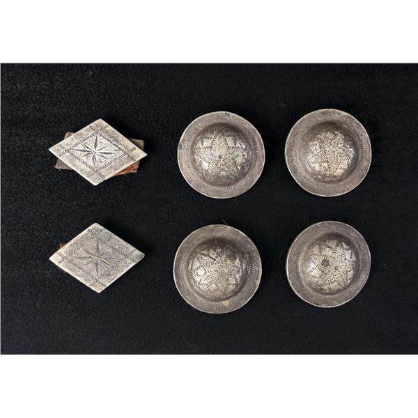 Sterling Silver Cowboy Conchos