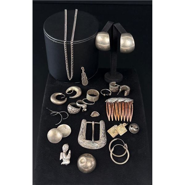 Collection of Sterling Silver Jewelry