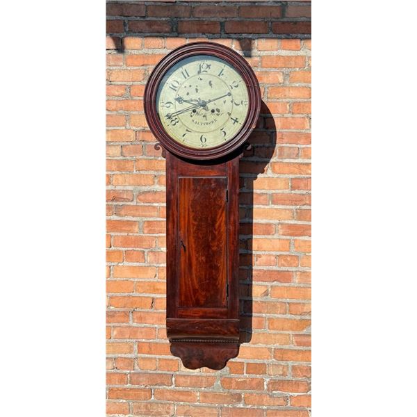 1810s Arthur Rider Baltimore Maryland Tavern Clock