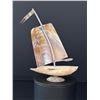 Image 2 : 1909 Seattle Exposition Seashell Sailboat Ashtray