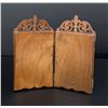 Image 2 : Victorian Inlaid Wood Folding Picture Frame
