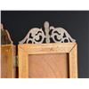 Image 5 : Victorian Inlaid Wood Folding Picture Frame
