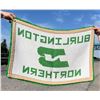 Image 2 : Burlington Northern Railway Rag Hooked Rug