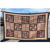 Image 2 : Antique Primitive Flowers Hooked Rug