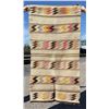 Image 2 : Navajo Indian Double Saddle Blanket Rug