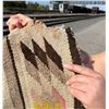 Image 7 : Navajo Indian Double Saddle Blanket Rug