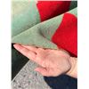 Image 5 : Green & Red Checkerboard Wool Blanket
