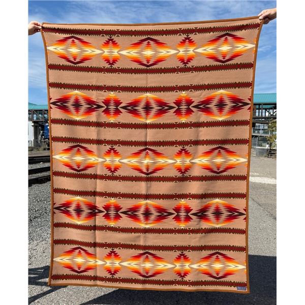 Antique Pendleton Indian Robe Wool Blanket