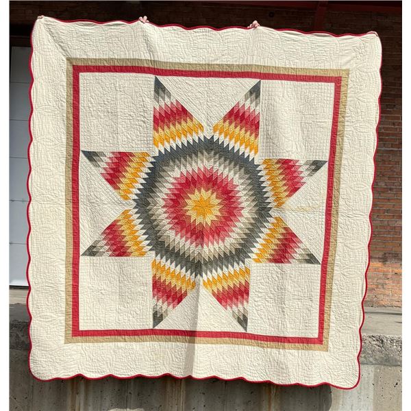 1890s Pennsylvania Star of Bethlehem Quilt