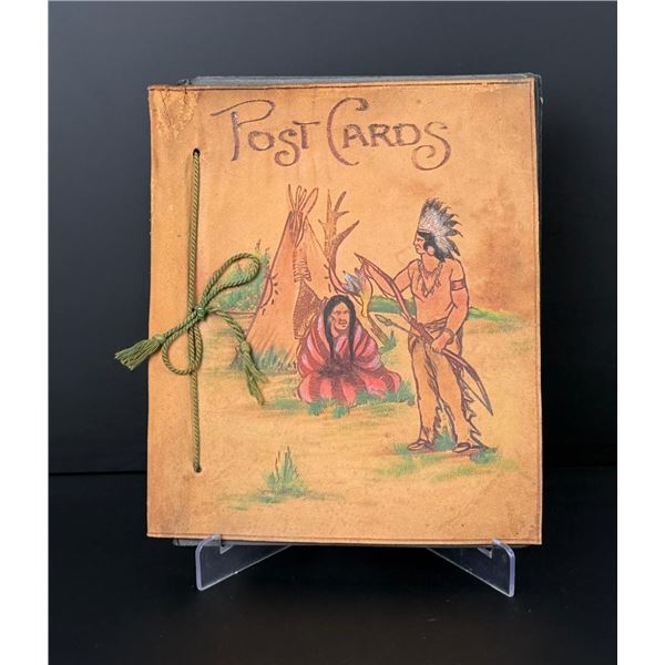 Native American Indian Painted Postcard Album