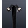 Image 2 : Zuni Sterling Silver Inlaid Sunface Earrings