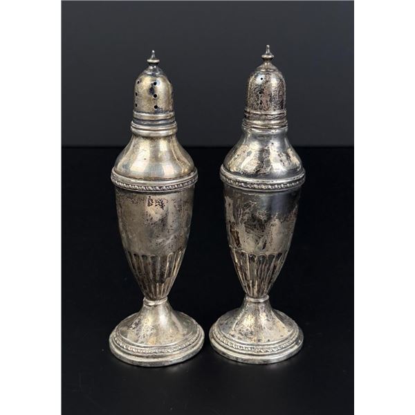 Sterling Silver Weighted Salt & Pepper Shakers