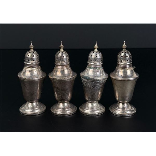 Sterling Silver Weighted Salt & Pepper Shakers