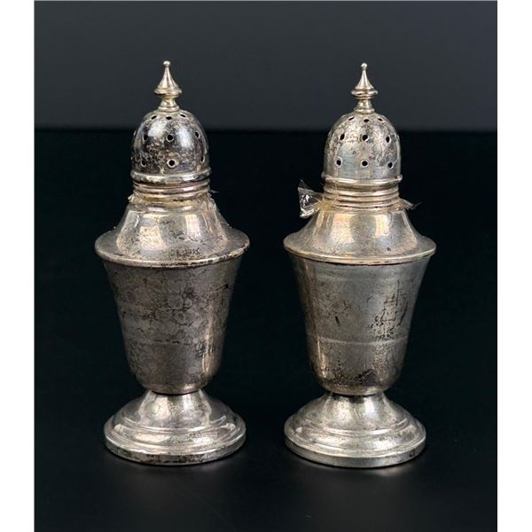 Sterling Silver Weighted Salt & Pepper Shakers