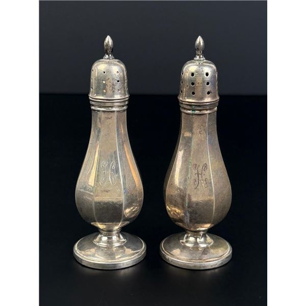 Sterling Silver Weighted Salt & Pepper Shakers