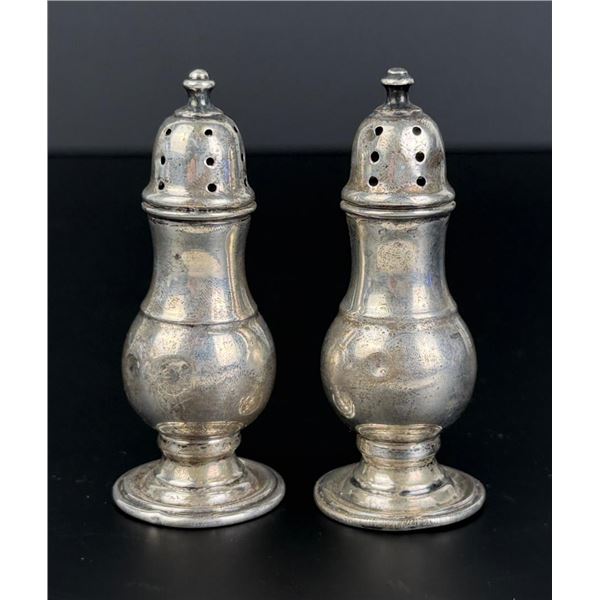 Sterling Silver Salt and Pepper Shakers