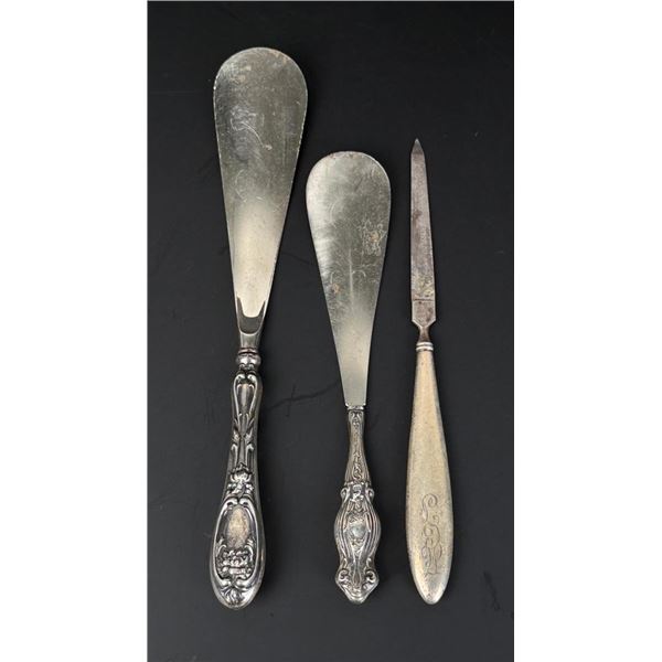 Sterling Silver Handled Vanity Items