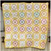 Image 1 : 1930s Rolling Stone Quilt Top