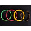 Image 3 : Art Deco Swirled Bakelite Bangle Bracelets