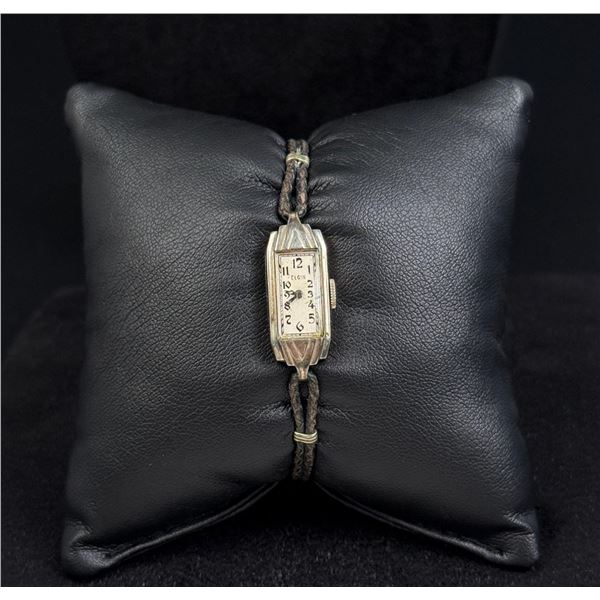 10K Gold Elgin Art Deco Ladies Watch