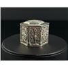 Image 1 : .800 Silver Repousse Victorian Snuff Pill Box
