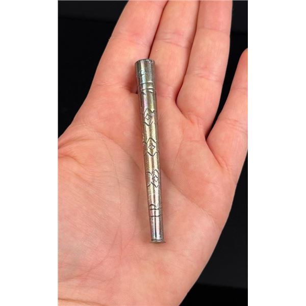 Navajo Sterling Silver Cigarette Holder Stem