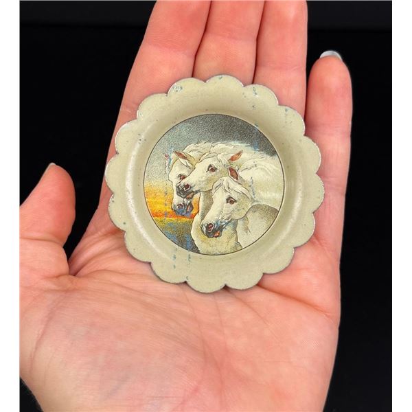 Pharaoh's Horses Metal Tip Tray