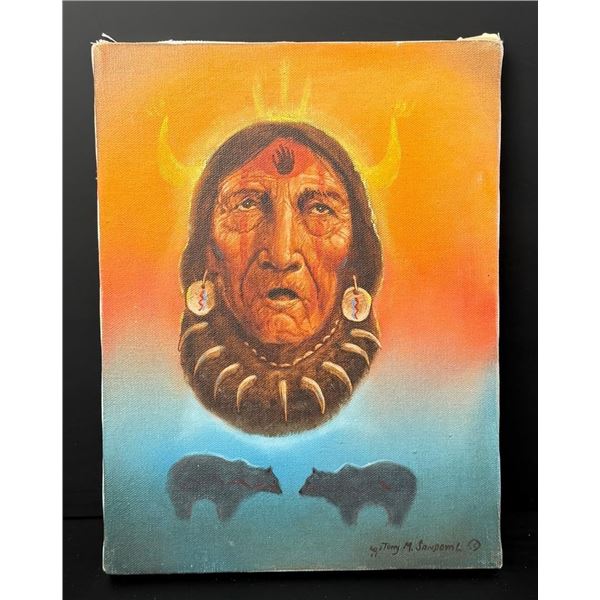 Tony Sandoval Bear Chief Painting