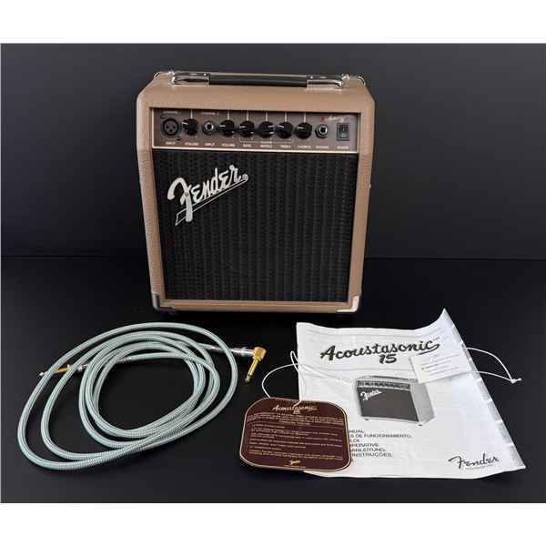 Fender Acoustasonic 15 Watt Acoustic Guitar Amp