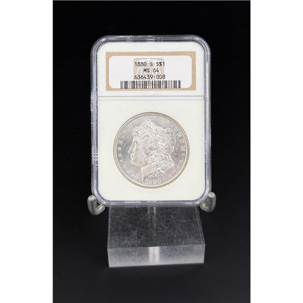 1880 S Morgan Silver Dollar NGC MS64