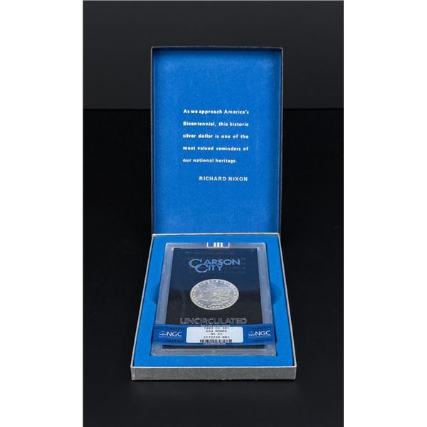 1883 CC Morgan Silver Dollar GSA Hoard NGC MS63