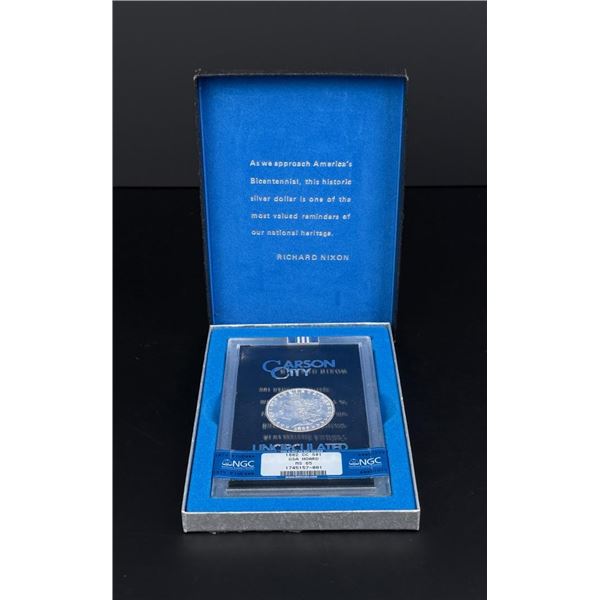 1882 CC Morgan Silver Dollar GSA Hoard NGC MS65