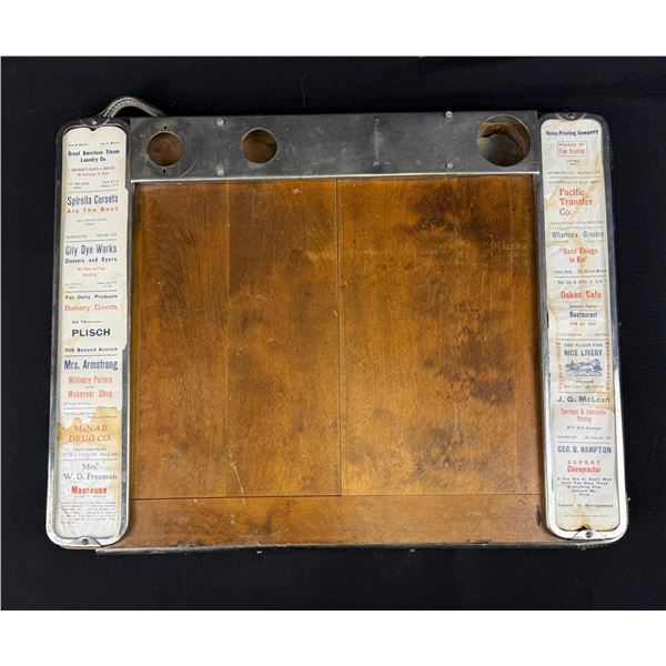 Antique Hotel Revolving Register Book Holder