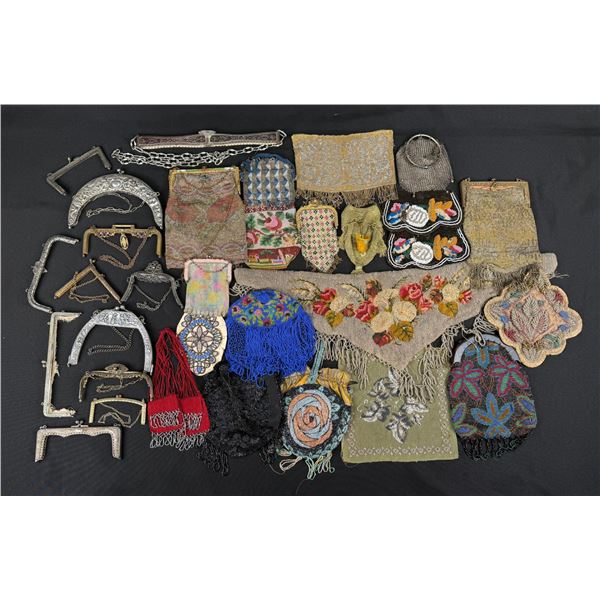 Victorian Beaded Purses & Metal Bag Frames