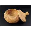 Image 3 : Alaskan Inuit Eskimo Yupik Lidded Basket