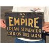 Image 1 : Empire Cream Separator Embossed Tin Sign