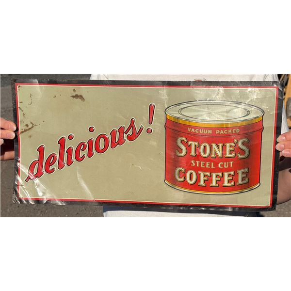 Stone's Steel Cut Coffee Duluth Minnesota Sign